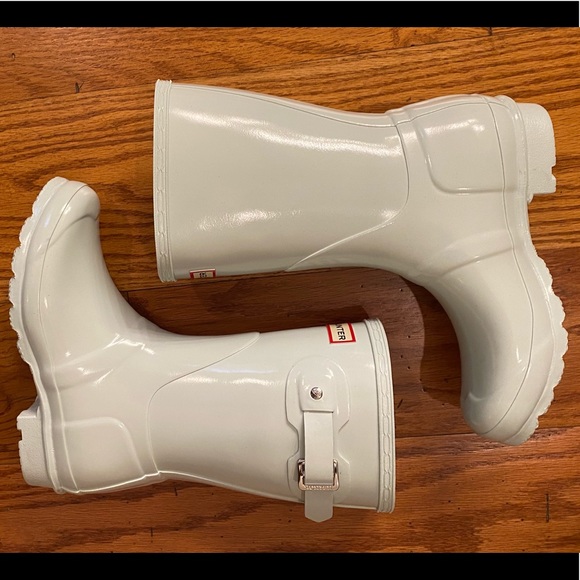 NWOT Hunter Short Boots, Blue - Picture 2 of 5